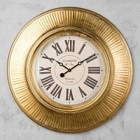 часы WALL CLOCK ANTIQUE GOLD 44602